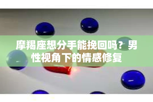 摩羯座想分手能挽回吗?男性视角下的情感修复 摩羯座想分手能挽回吗?男性视角下的情感修复