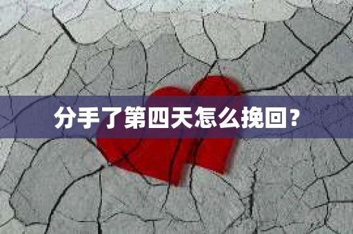 分手了第四天怎么挽回? 分手了第四天怎么挽回?