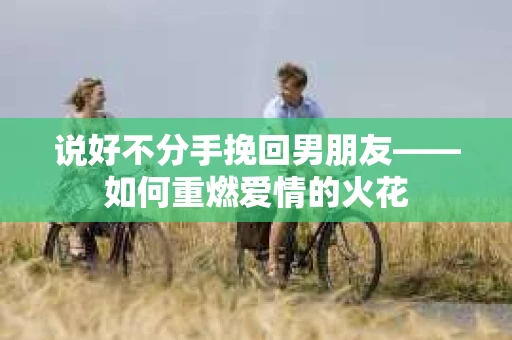 说好不分手挽回男朋友——如何重燃爱情的火花