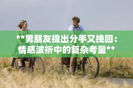 **男朋友提出分手又挽回：情感波折中的复杂考量**