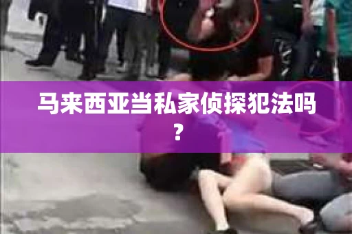 马来西亚当私家侦探犯法吗？