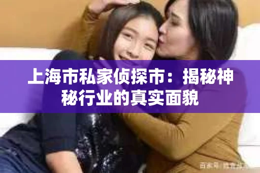 上海市私家侦探市：揭秘神秘行业的真实面貌