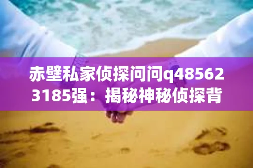 赤壁私家侦探问问q485623185强：揭秘神秘侦探背后的故事