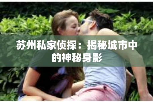 苏州私家侦探：揭秘城市中的神秘身影